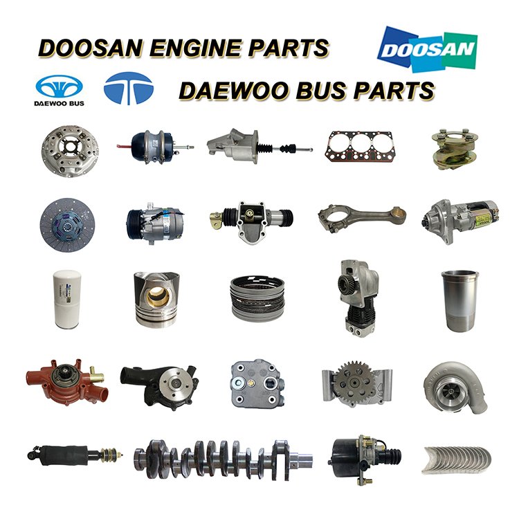 Daewoo Bus Truck Excavator Marine Parts DL08 DB58 DE12 DV11 DV15 DL6 DE08 D1146 Engine Parts for Doosan